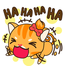 Sonya, The Sassy Cat sticker #6461563