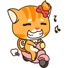 Sonya, The Sassy Cat sticker #6461572