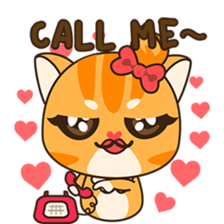 Sonya, The Sassy Cat sticker #6461574