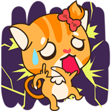 Sonya, The Sassy Cat sticker #6461580