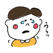 "kawaii" boy and girl sticker #6461873