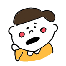 "kawaii" boy and girl sticker #6461874