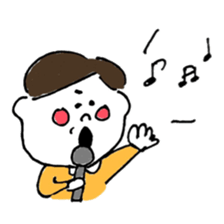 "kawaii" boy and girl sticker #6461879