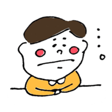 "kawaii" boy and girl sticker #6461880