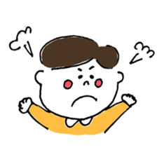 "kawaii" boy and girl sticker #6461882