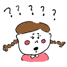 "kawaii" boy and girl sticker #6461883