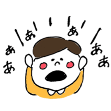 "kawaii" boy and girl sticker #6461884