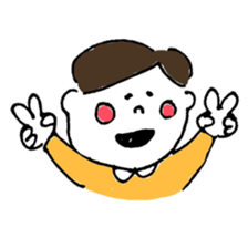 "kawaii" boy and girl sticker #6461885