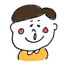 "kawaii" boy and girl sticker #6461889