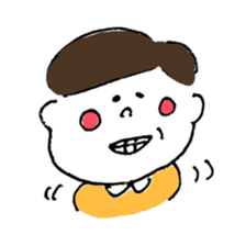 "kawaii" boy and girl sticker #6461890