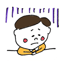 "kawaii" boy and girl sticker #6461891