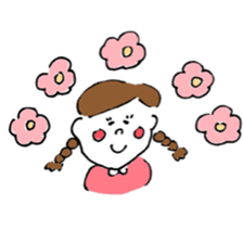 "kawaii" boy and girl sticker #6461895