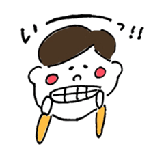 "kawaii" boy and girl sticker #6461898