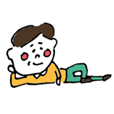 "kawaii" boy and girl sticker #6461906