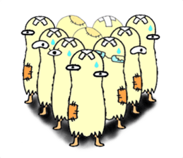 The person who does not work Mr. Puyan sticker #6462404