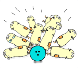 The person who does not work Mr. Puyan sticker #6462405