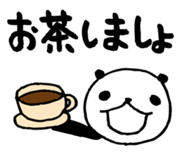 Big character panda3 sticker #6462753