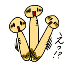 pig mushroom and the others sticker #6463294