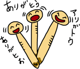 pig mushroom and the others sticker #6463300