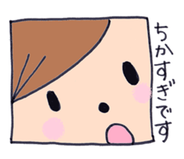 pink hood girl! hono. sticker #6463634