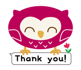 Owl Story -English version- sticker #6464154