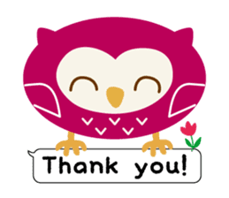 Owl Story -English version- sticker #6464154
