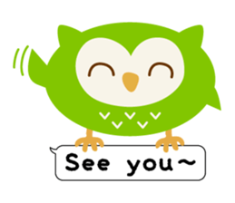Owl Story -English version- sticker #6464158
