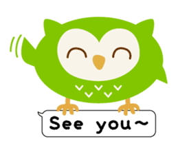 Owl Story -English version- sticker #6464158