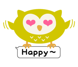 Owl Story -English version- sticker #6464162