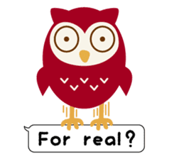 Owl Story -English version- sticker #6464163
