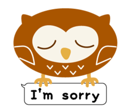 Owl Story -English version- sticker #6464164