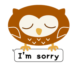 Owl Story -English version- sticker #6464164