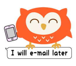 Owl Story -English version- sticker #6464186