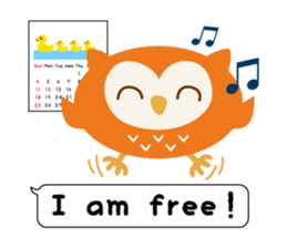 Owl Story -English version- sticker #6464188