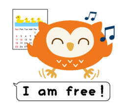 Owl Story -English version- sticker #6464188