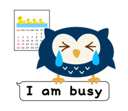 Owl Story -English version- sticker #6464189