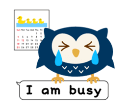 Owl Story -English version- sticker #6464189