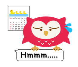 Owl Story -English version- sticker #6464190