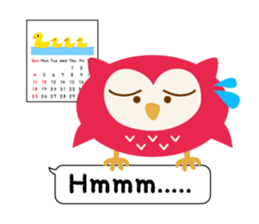 Owl Story -English version- sticker #6464190