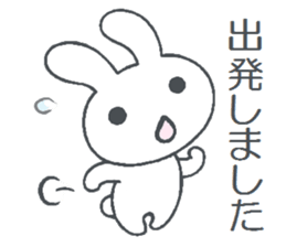 Rabbit of Honorific and Polite language sticker #6464971