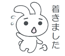 Rabbit of Honorific and Polite language sticker #6464973