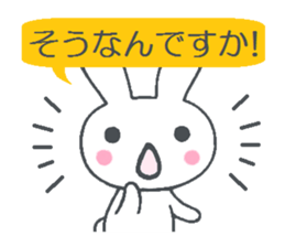 Rabbit of Honorific and Polite language sticker #6464979