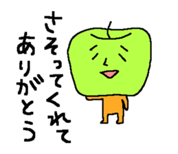 Angry apple2 sticker #6465406
