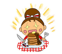 Cheerleader Sticker Red Uniform 2 sticker #6465455