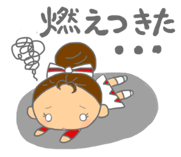 Cheerleader Sticker Red Uniform 2 sticker #6465459