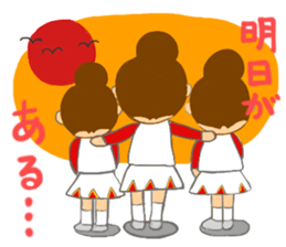 Cheerleader Sticker Red Uniform 2 sticker #6465460