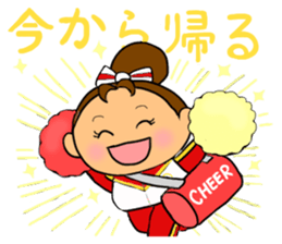 Cheerleader Sticker Red Uniform 2 sticker #6465465