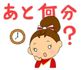 Cheerleader Sticker Red Uniform 2 sticker #6465466