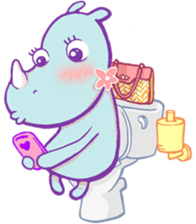 Rini the Rhino sticker #6465717