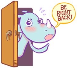 Rini the Rhino sticker #6465719
